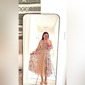 NWOT Spell & The Gypsy Mossy Patchwork Boho Dress